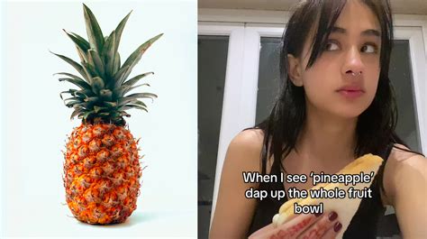 pineapple memes dirty|pineapple dapping up the whole fruit.